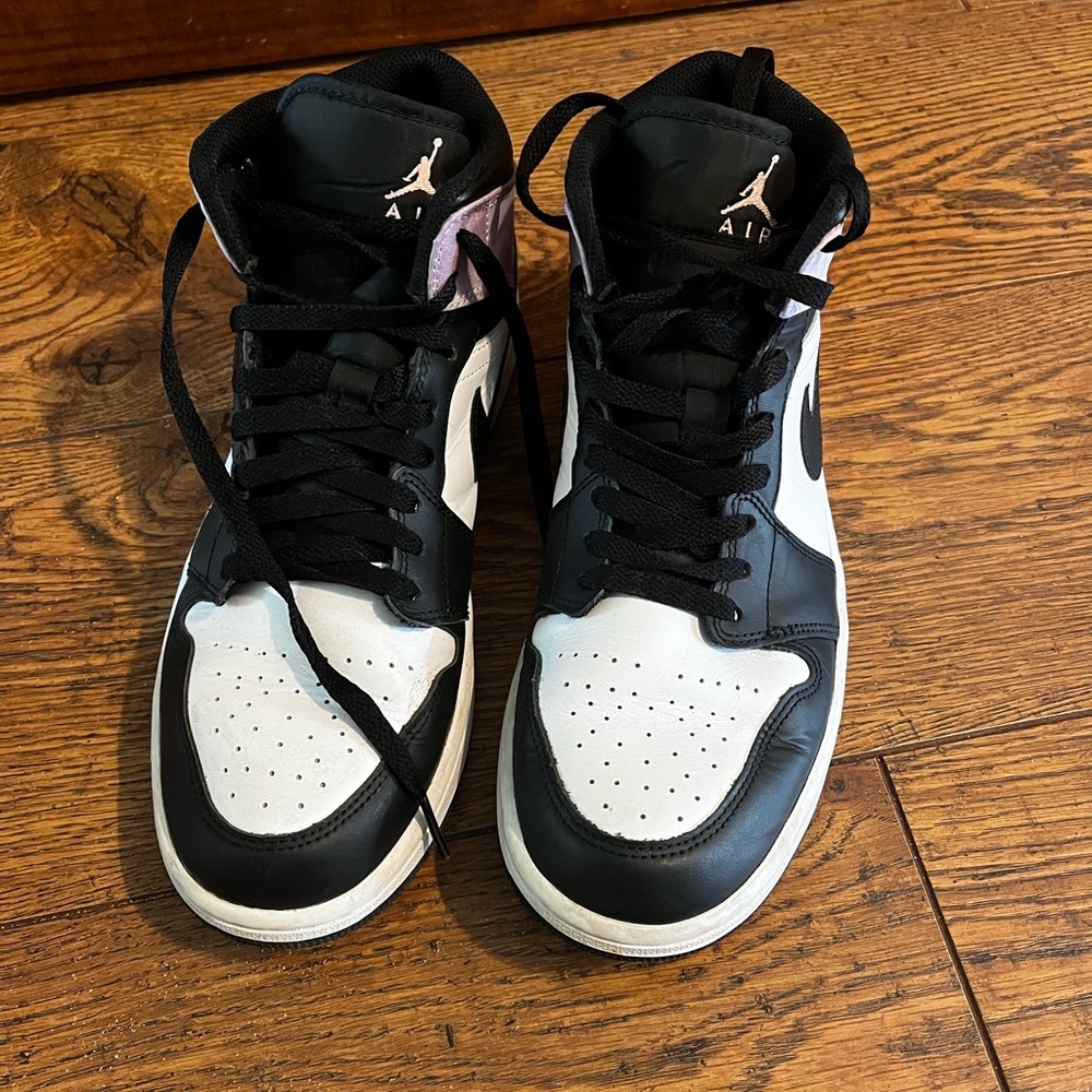 Air Jordan Black and White Sneakers